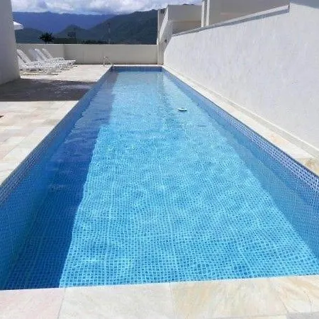 Novo, Iluminado 3 Quartos Piscina Garagem Ubatuba Exterior photo